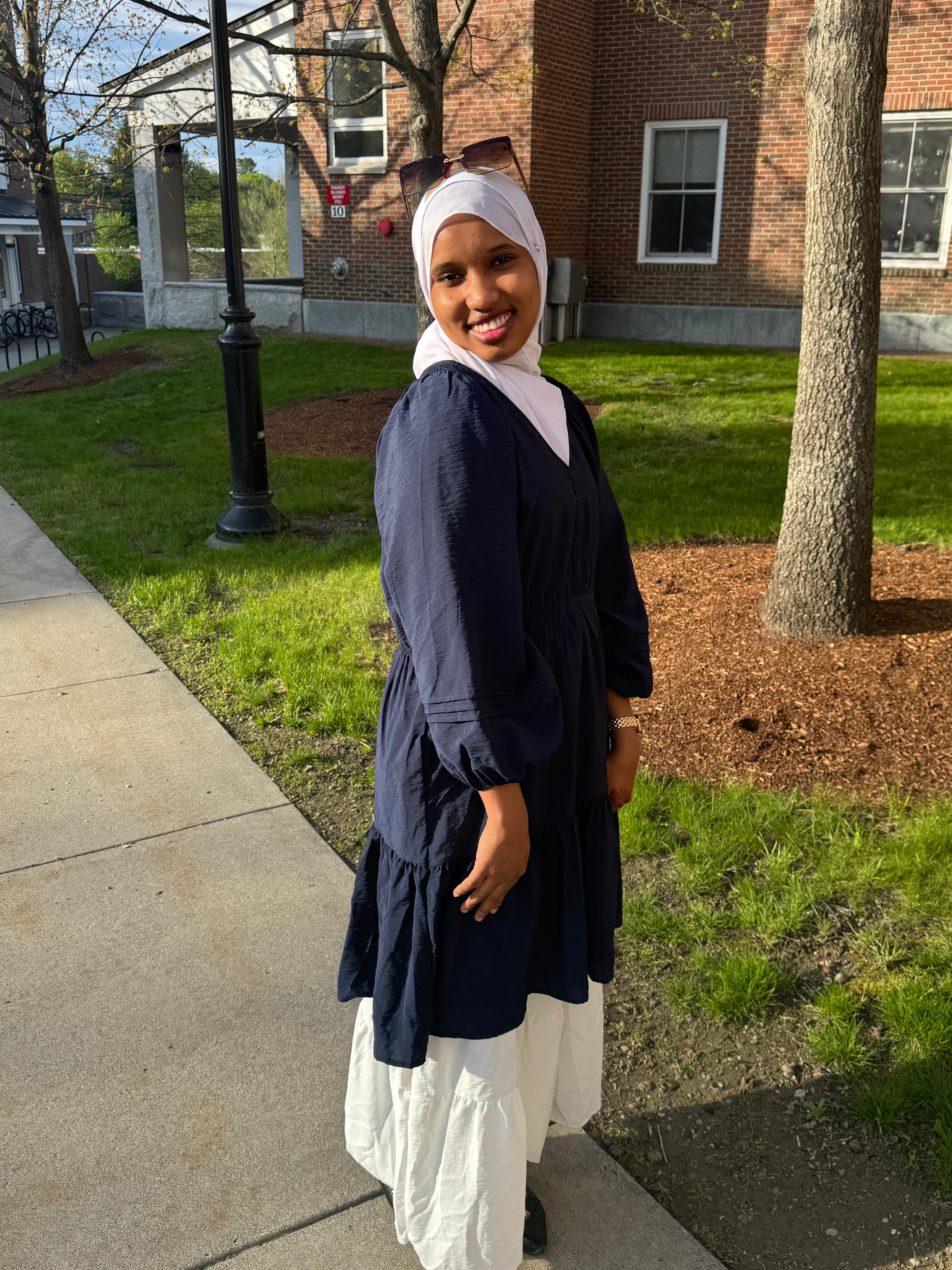 Rithwan on Dartmouth campus